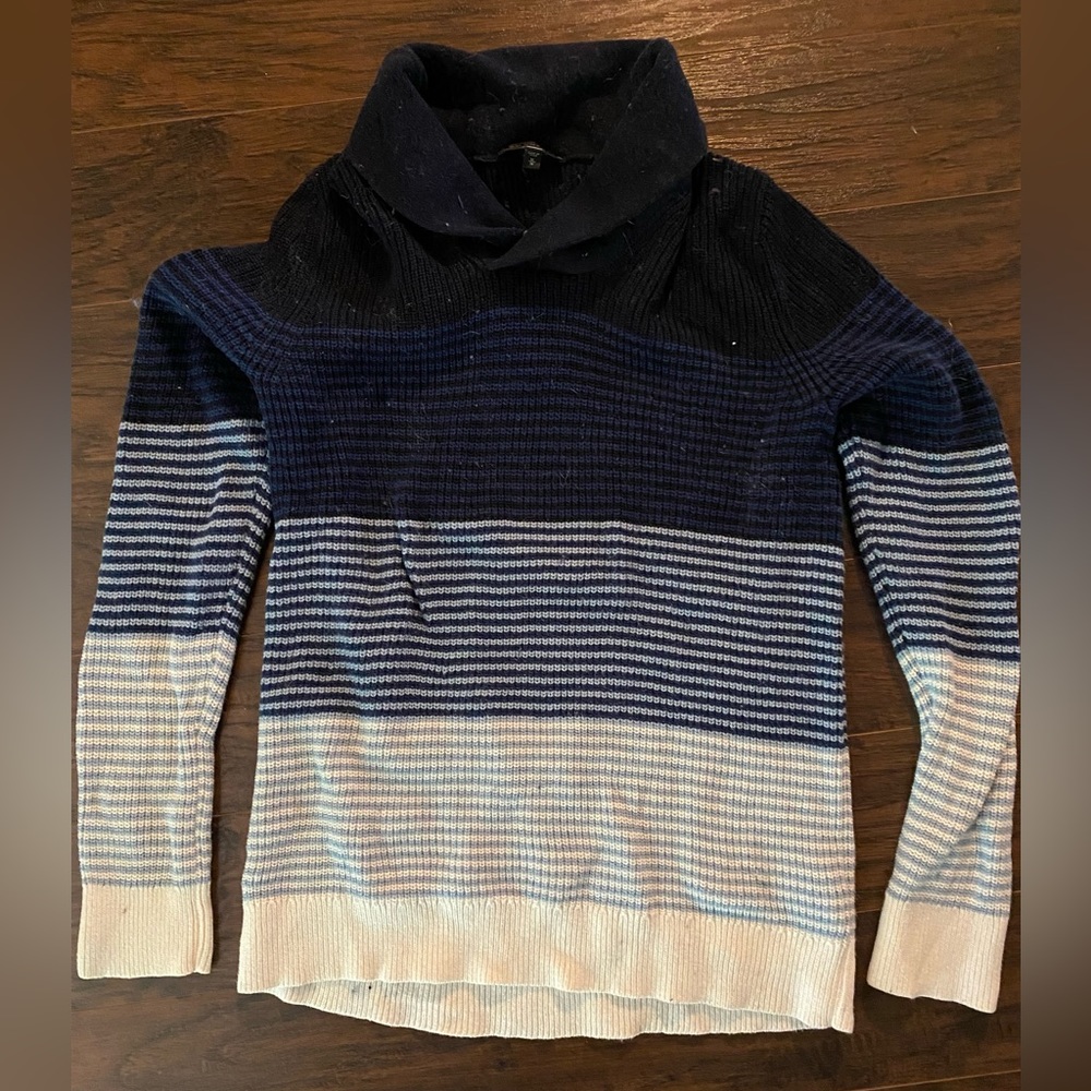 Mock Neck Cable Knit Sweater